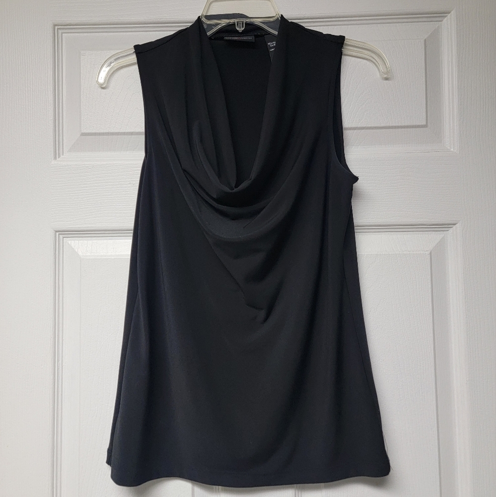 Drape Neck Sleeveless Top